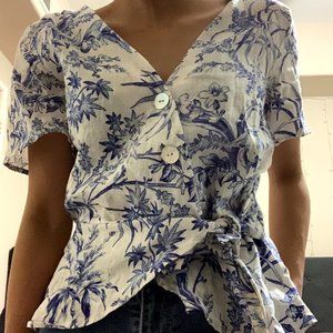 H&M Flower Blouse